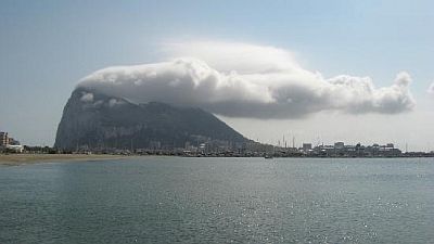 Cloud over the Rock of Gibraltar