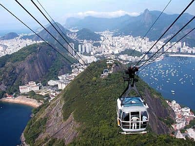 Cable car to Sugarloaf Mountain