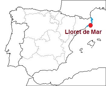 Lloret de Mar and Costa Brava, where thy are