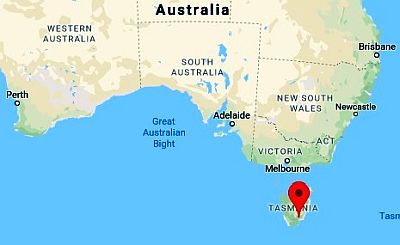 Tasmania, where it's located