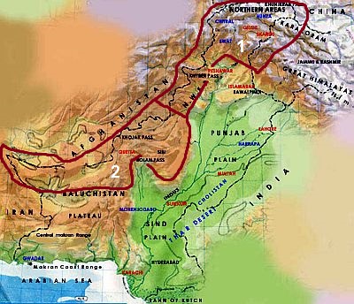 Mountain areas of Pakistan