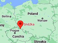 Sniezka, where is located