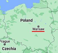 Warsaw, where is located
