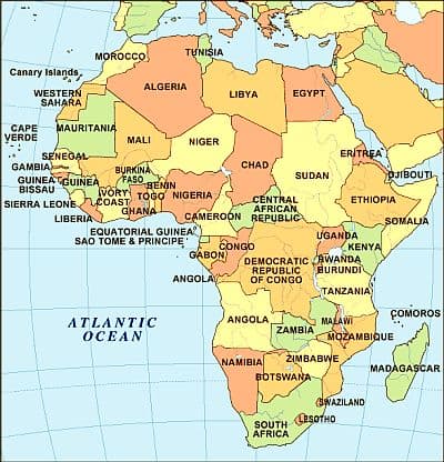 Map - Africa
