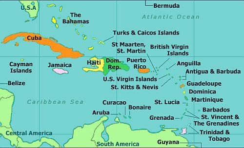 Map - Caribbean