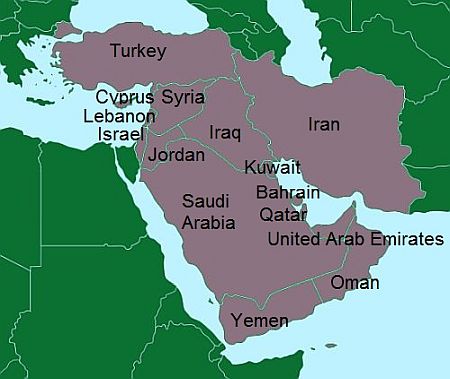 Map - Middle East