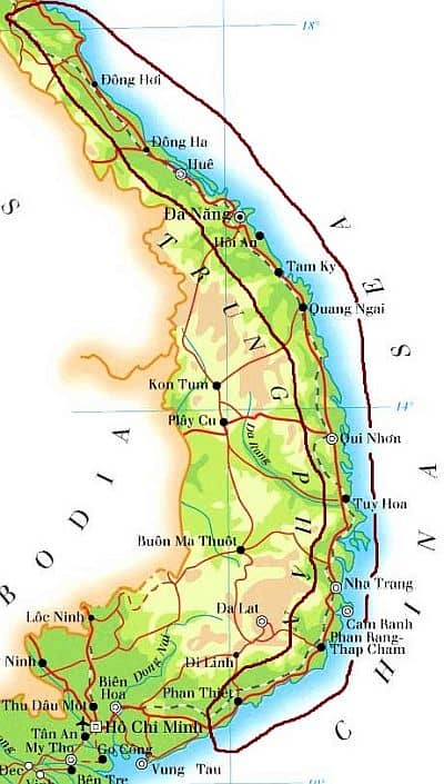 Climate of central Vietnam