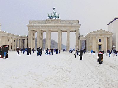 Snow in Berlin