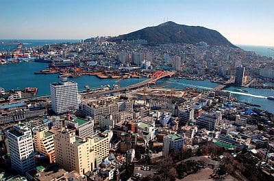 Busan from above