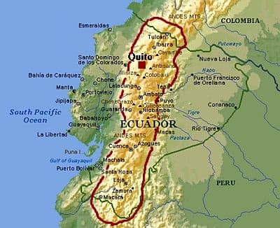 Ecuador, climate of the Andes