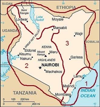 Kenya Yearly Weather Chart