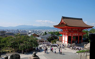 Kiyomizu-dera Temple and panorama