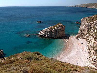 Cythera, sea and beach