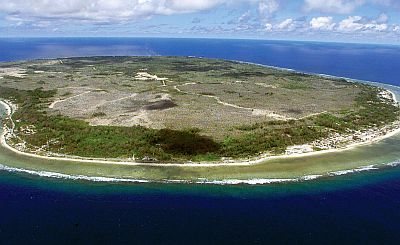 Nauru from above