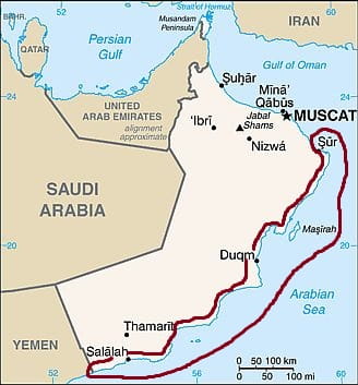 Coast of the Arabian Sea