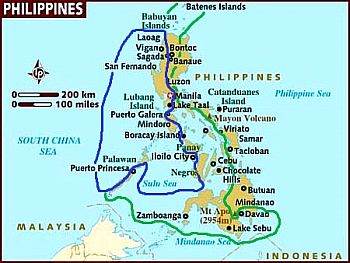 Philippines - areas with a tropical climate
