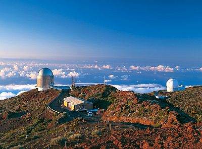 Roque de los Muchachos, observatory and view