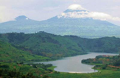 Landscape in Rwanda