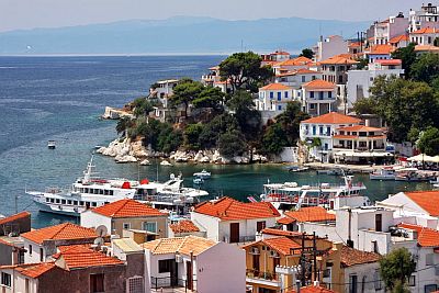 Skiathos town