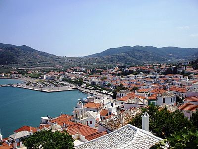 Skopelos town