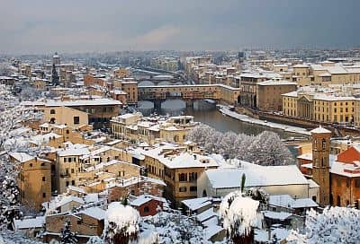 Snow in Florence