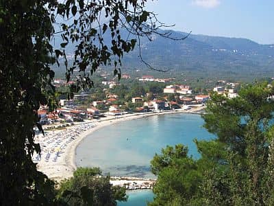 Beach in Thasos