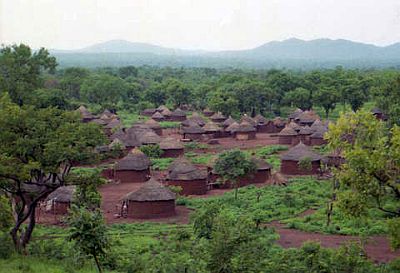 Traditional houses in Togo