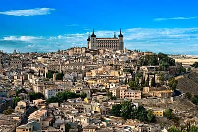 Toledo, Alcazar in the background