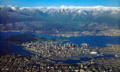 Vancouver from above