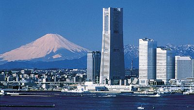 Mount Fuji from Yokohama