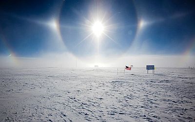 Sundogs in Antarctica