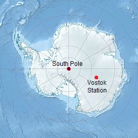 Vostok, where it is located