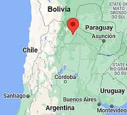 Rivadavia, where is located