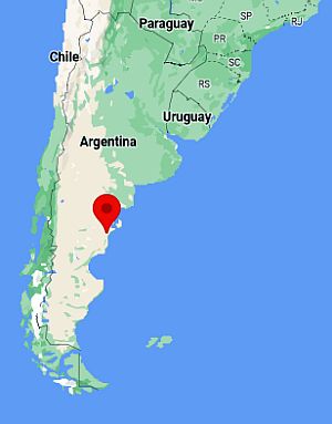 Trelew, where it is located