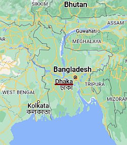 Dhaka, where is located