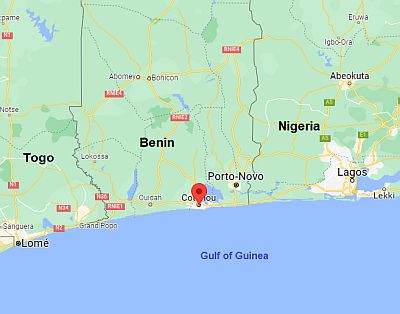 Cotonou, where it is located
