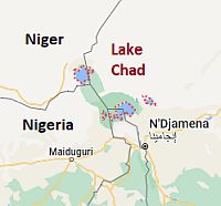 Lake Chad, where is located