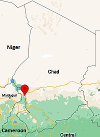 N'Djamena, where is located