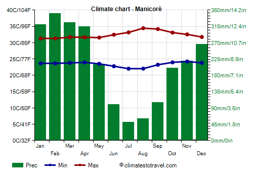 Climate chart - Manicoré