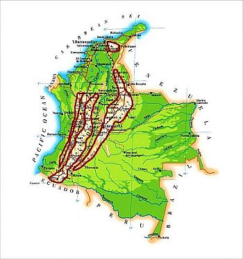 Colombia, climate of the Andes