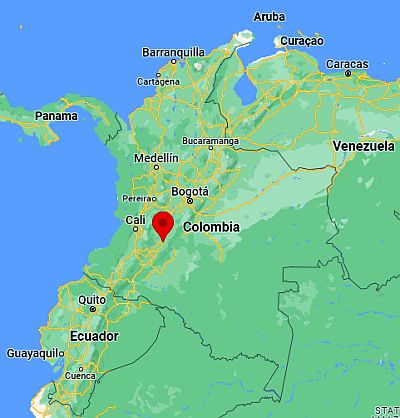 Neiva, where it is located