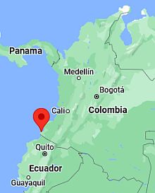Tumaco, where is located