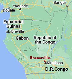 Brazzaville, where is located