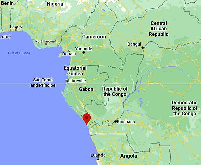 Pointe Noire, where it is located