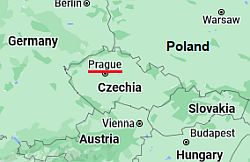 Prague, where is located