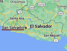 San Salvador, where is located