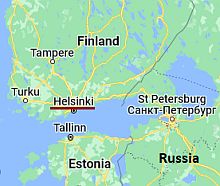 Helsinki, where is located