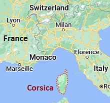 Corsica, where is located