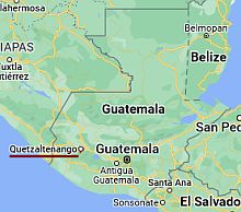 Quetzaltenango, where is located