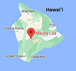 Mauna Loa, where is located